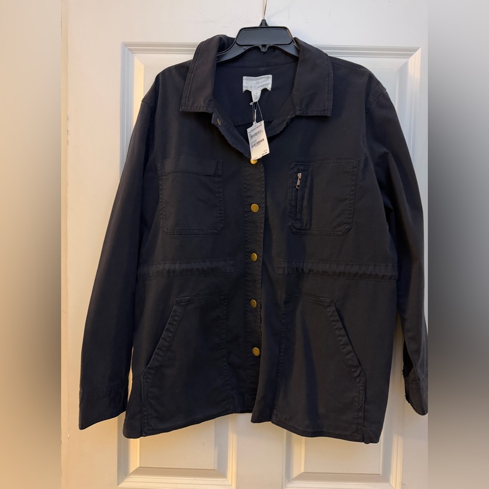 Nordstrom Caslon navy blue Utility Jacket